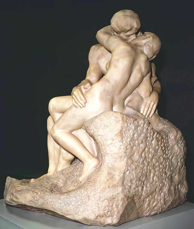 the kiss by rodin